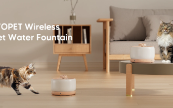wopet wireless pet water fountain